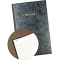 Blue Marbled Hardcover Record Book, 11-3/4 x 7-1/4