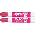 Expo® Pink Ribbon Low Odor Dry-Erase Markers, Chisel Tip, Pink, 2/pk (1742838)