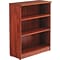 Alera® Valencia Series Bookcase Storage System, 3-Shelf, Medium Cherry