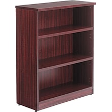 Alera Valencia Series 3-Shelf 48H Bookcase Storage System, Mahogany (VA634432MY)