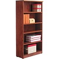 Alera® Valencia Series Bookcase Storage System, 5-Shelf, Medium Cherry