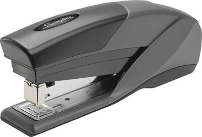 Swingline Optima 25 Reduced-Effort Desktop Stapler, 25-Sheet Capacity, Black (66424)