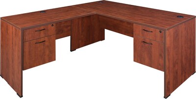 Regency® Sandia Office Collection in Cherry Finish, 60 L-Shape Desk