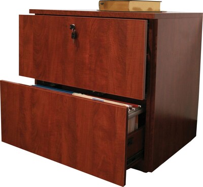 Regency® Sandia Office Collection 2-Drawer Lateral File Cabinet, Cherry, Letter/Legal (SPLF3024CH)