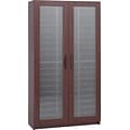 Safco Literature Organizers with Doors, 60-Compartment, Mahogany (9355MH)
