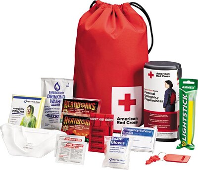 First Aid Only American Red Cross Deluxe Personal Safety 31-Piece Emergency Preparedness Kit (FAORC622)
