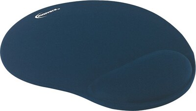 Innovera® Mouse Pad with Gel Wrist Pad; Blue