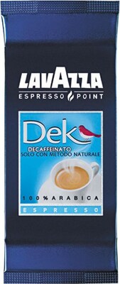 Lavazza® Espresso Point Cartridges, 100% Arabica Blend Espresso, Decaffeinated, .25 oz, 50/Box (603)