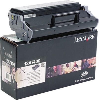 Lexmark 12A7400 Black Standard Yield Toner Cartridge