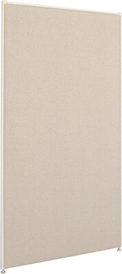 HON Verse Panel, 30"W x 60"H, Light Gray Finish, Gray Fabric (BSXP6030GYGY)