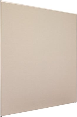 HON Verse Panel, 60W x 72H, Light Gray Finish, Gray Fabric (BSXP7260GYGY)