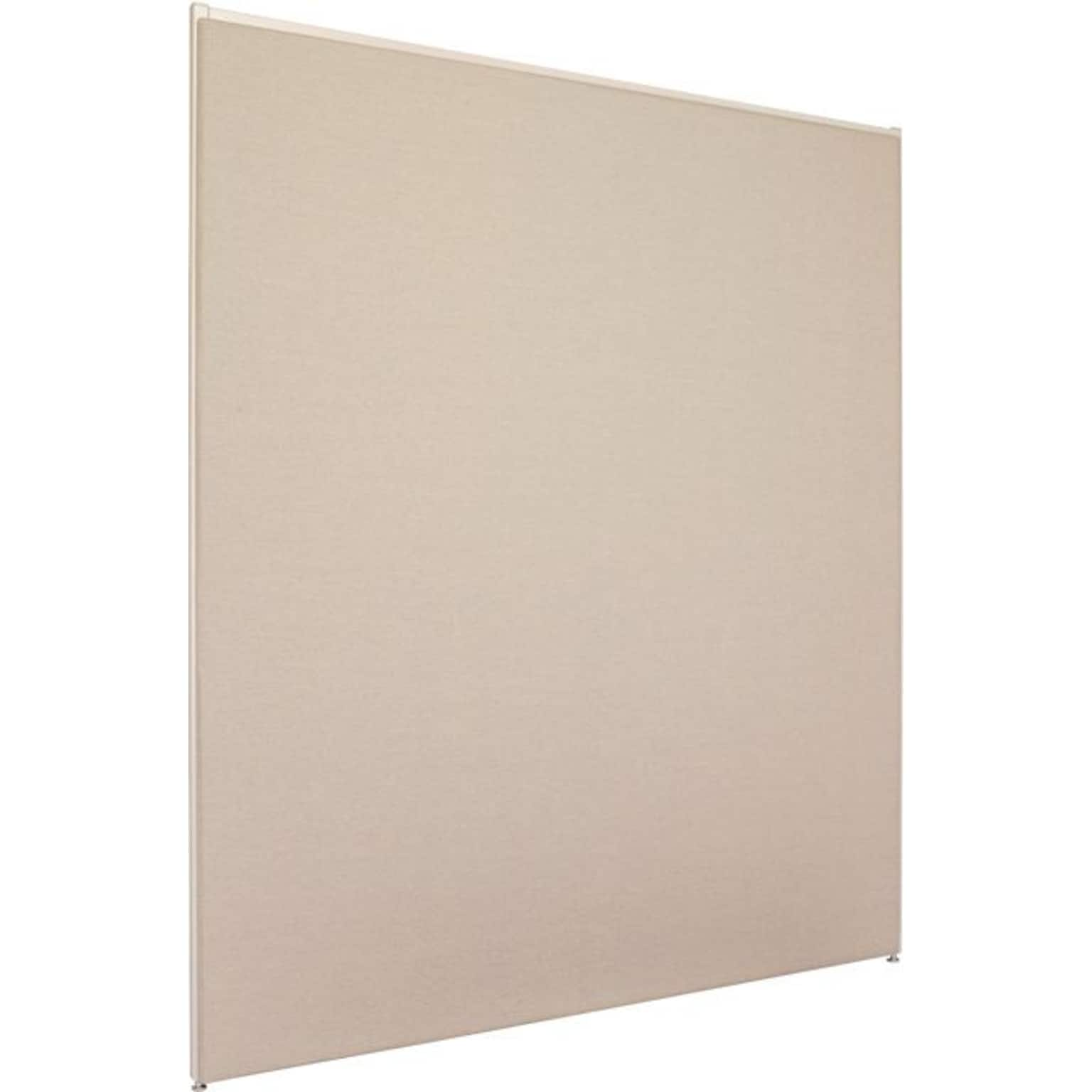 HON Verse Panel, 60W x 72H, Light Gray Finish, Gray Fabric (BSXP7260GYGY)