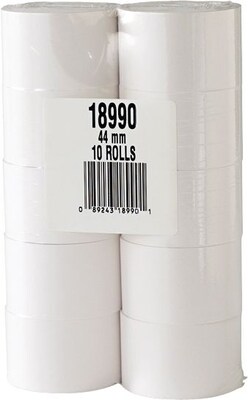 PM Company Bond Cash Register Paper Rolls, 1 3/4" x 150', 10 Rolls/Pack (18990)