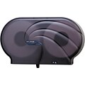 San Jamar Oceans Jumbo Bath Tissue Dispenser, Twin Jumbo Roll