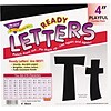 Trend Pin-up Ready Letters, 4, Pre-Punched, Black