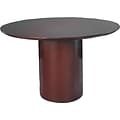 Safco Napoli Executive 48 Round Wood Veneer Conference Table Top, Mahogany (NCRT48MAH)