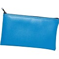 MMF Industries Wallet Bag with Zipper Top, Blue, 25/Carton (2340416W38CT)