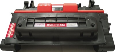 microMICR MICR Toner Cartridge Compatible with HP® 64A, Black (MMRMICRTHN64A)