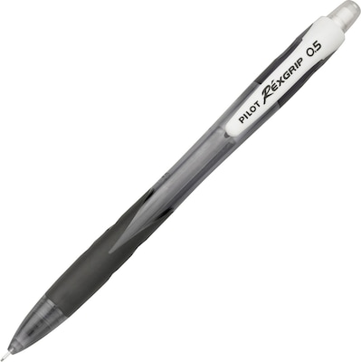 Pilot RexGrip Mechanical Pencil, 0.5mm, #2 Medium Lead, Dozen (51220)