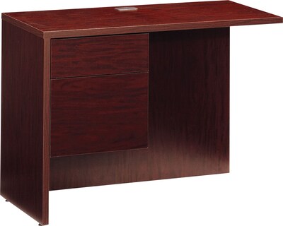 Global Genoa® Series L Workstation Right Return, Mahogany, 40 x 20