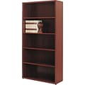 HON 10500 Series 5-Shelf Bookcase, 36W x 13.13D x 71H, Mahogany (HON105535NN)