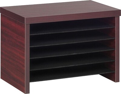 Alera™ Valencia Series U and L Groupings in Mahogany, Under-Counter File Organizer