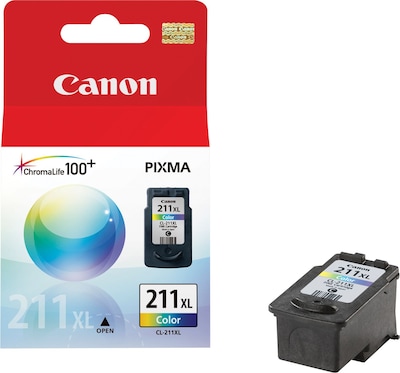 Canon 211XL TriColor High Yield Ink Cartridge (2975B001)