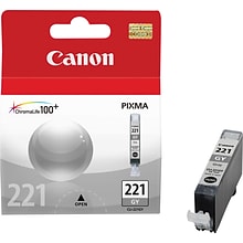 Canon 221 Gray Standard Yield Ink Cartridge (2950B001)