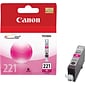 Canon 221 Magenta Standard Yield Ink Cartridge (2948B001)