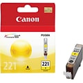 Canon 221 Yellow Standard Yield Ink Cartridge (2949B001)