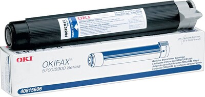 OKI® 40815606 Fax and Multifunction Laser Toner; Black
