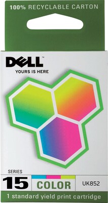Dell Series 15 Tri-Color Standard Yield Ink Cartridge (U145F)