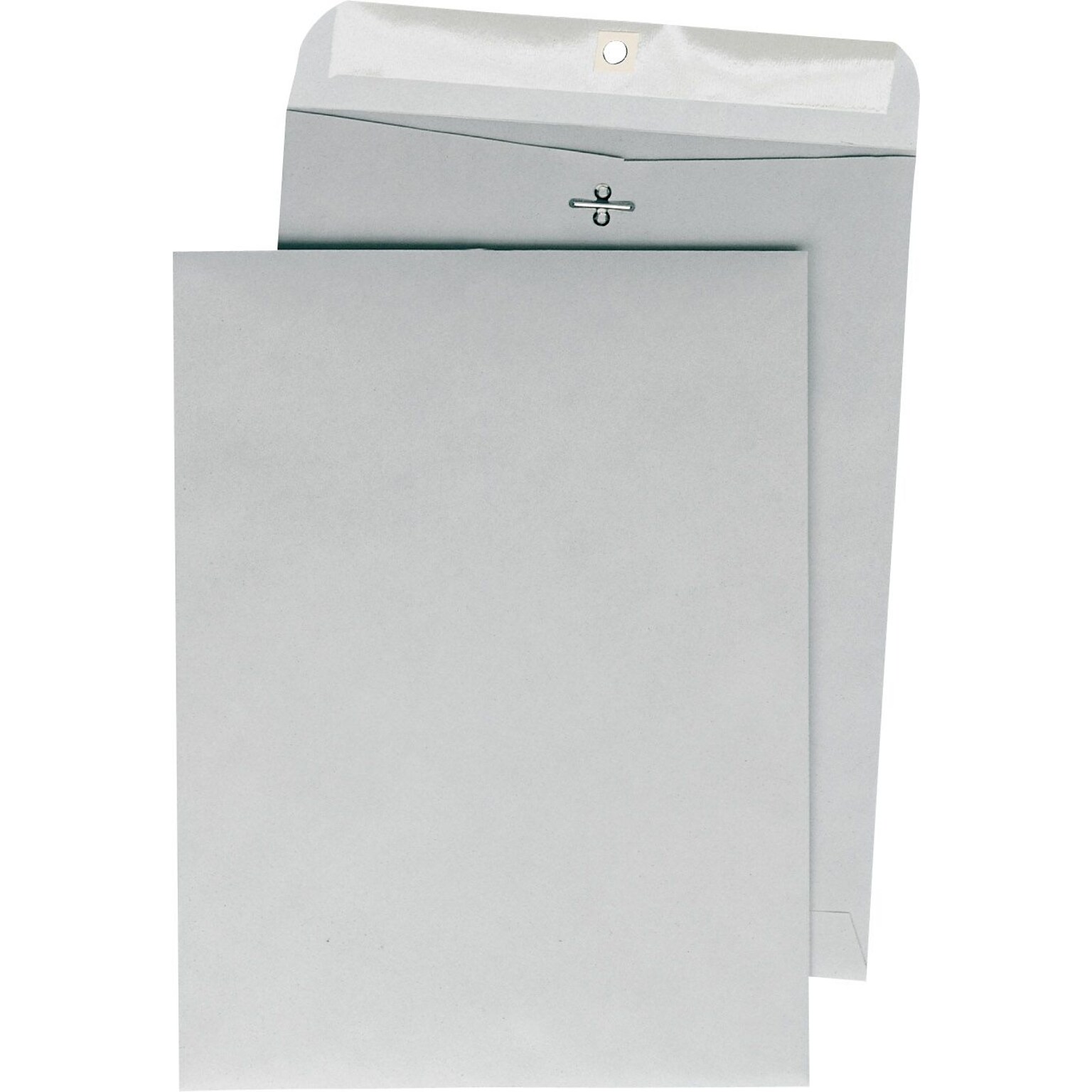 Quality Park Clasp Nonstandard Kraft Catalog Envelope, 10 x 13, Gray, 100/Box (QUA38597)