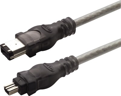 IEEE 1394 Firewire 4-Pin to 6-Pin Compatible 3 foot cable