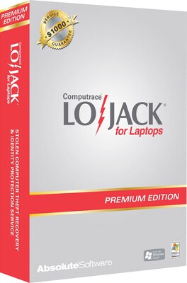 Absolute Software® Lojack For Laptops Premium - 3Yr