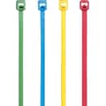 4L x .10W Color Cable Ties, Blue (769344)