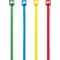 8 Color Cable Ties, Red (CT444B)