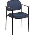 HON Scatter Fabric Stacking Guest Chair, Fixed Arms, Navy (BSXVL616VA90)