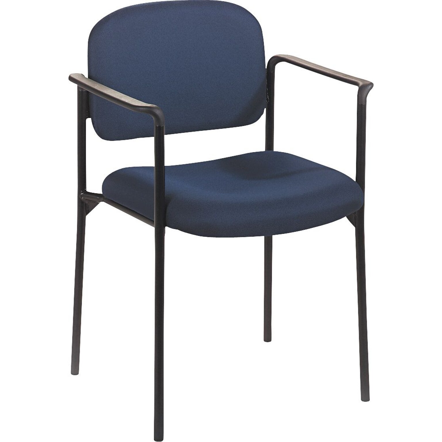 HON Scatter Fabric Stacking Guest Chair, Fixed Arms, Navy (BSXVL616VA90)