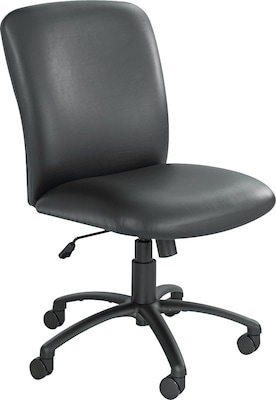 Safco Uber Vinyl Computer and Desk Chair, Black (3490BV)
