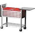 Vertiflex Products™ Smartworx™ File Cart with Top, Grey, Letter/Legal (VF52001)