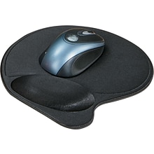 Kensington® Wrist Pillow® Gel Mouse Pad Wrist Rest, Ergonomic, Black (KMW57822)