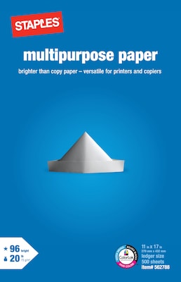 Multipurpose Paper, 11 x 17, Ream
