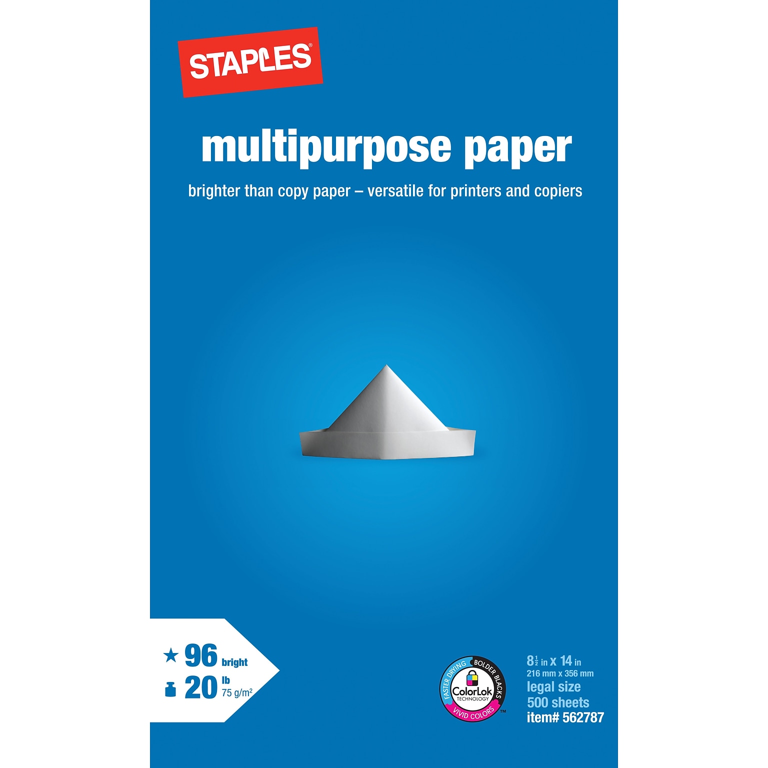 Multipurpose Paper, 8 1/2 x 14, Ream