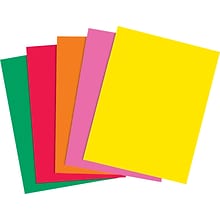 Staples® Brights Multipurpose Paper, 24 lbs., 8.5 x 11, Assorted Colors, 500/Ream (20200)
