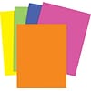 Staples Brights Multipurpose Paper, 24 lbs., 8.5 x 11, Assorted Neon, 500/Ream