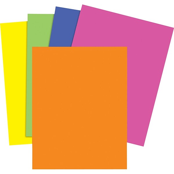 Color Paper - Spectrum Assortment, 24 lb Bond Weight, 8.5 x 11