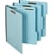 Staples® Pressboard Classification Folders, 2 Expansion, Letter Size, Blue, 25/Box (TR384868/384868