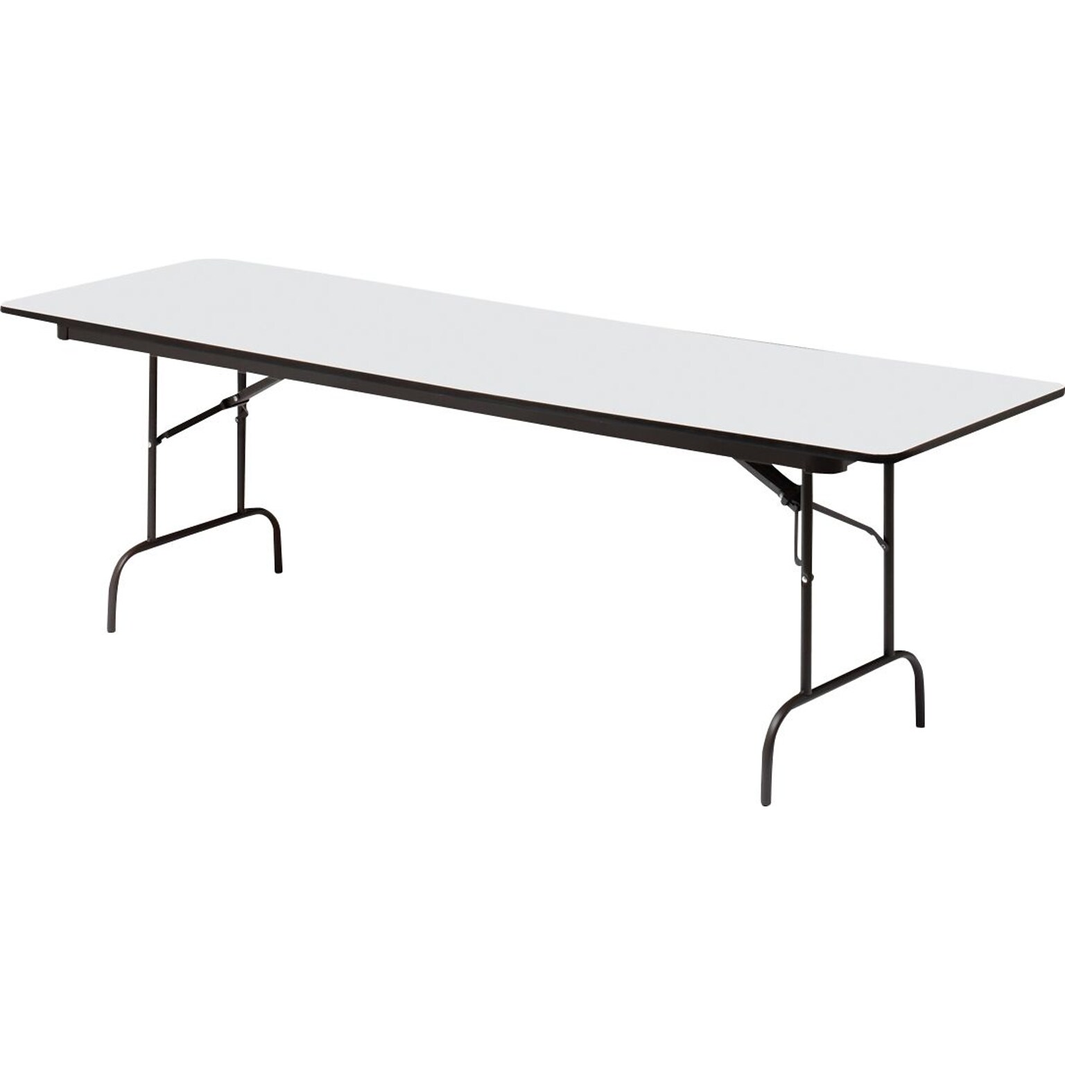 ICEBERG OfficeWorks 30 x 96 Wooden Folding Table, Gray (55237)