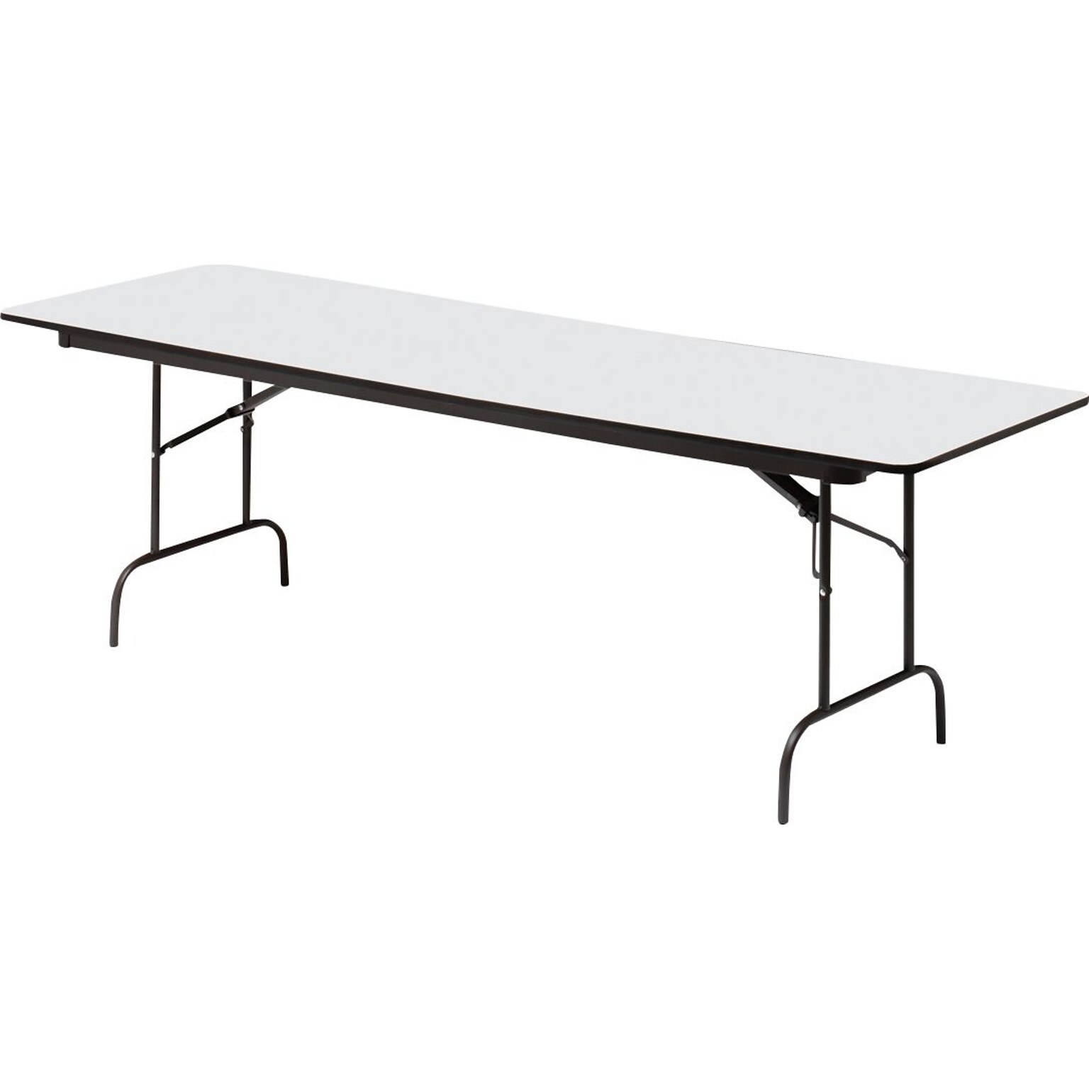 Iceberg® Premium Wood Laminate Folding Tables, 96x30, Gray